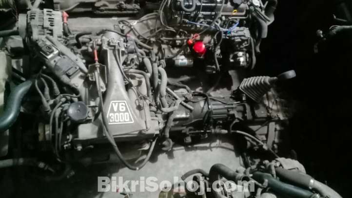 Mitshubishi pajero v6 engine manual transmission 4WD